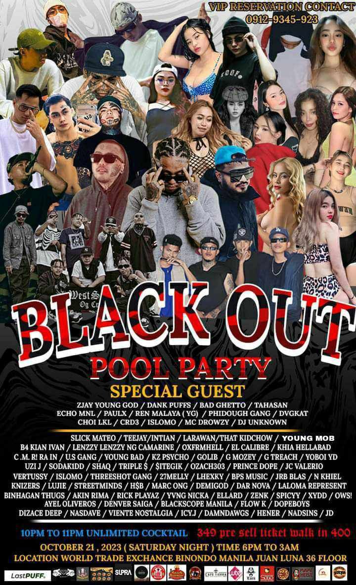 Ilang tulog na lang! 

Kita kita tayo BLACK OUT POOL PARTY sa darating na October 21, 2023 (Saturday night, 6PM to 3AM)🍻🎸

See you mga ka-i8

#infinity8barandgrill #inumansession #blackoutpoolparty