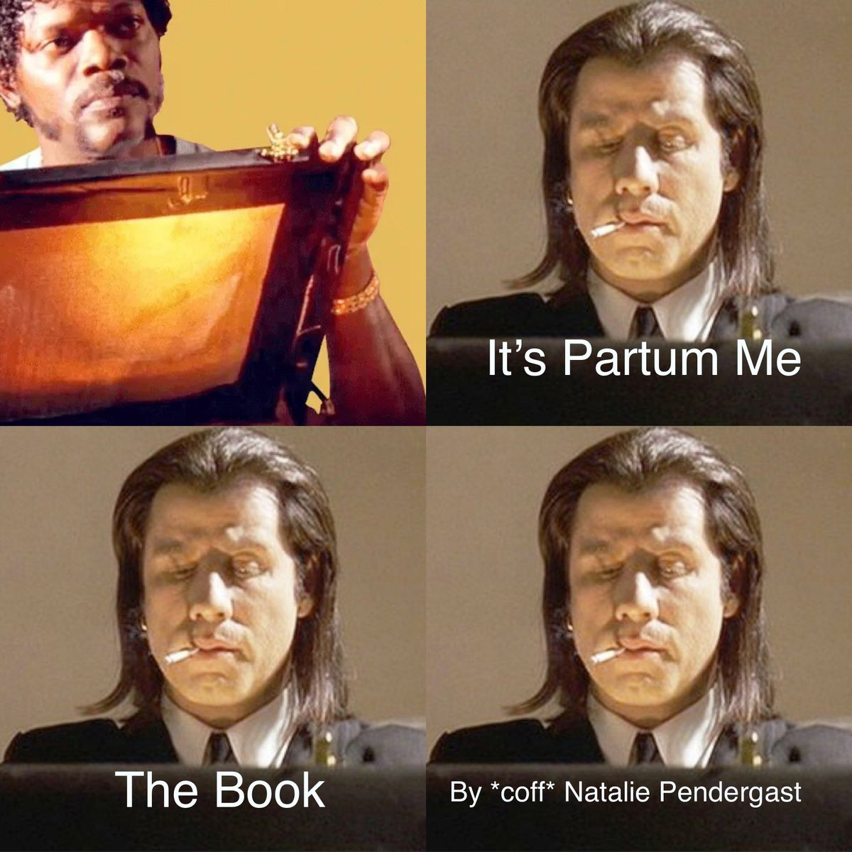 natpendergast's tweet photo. 🧵 I made some memes to promote my book. 1/4 https://t.co/39tlybKSyl