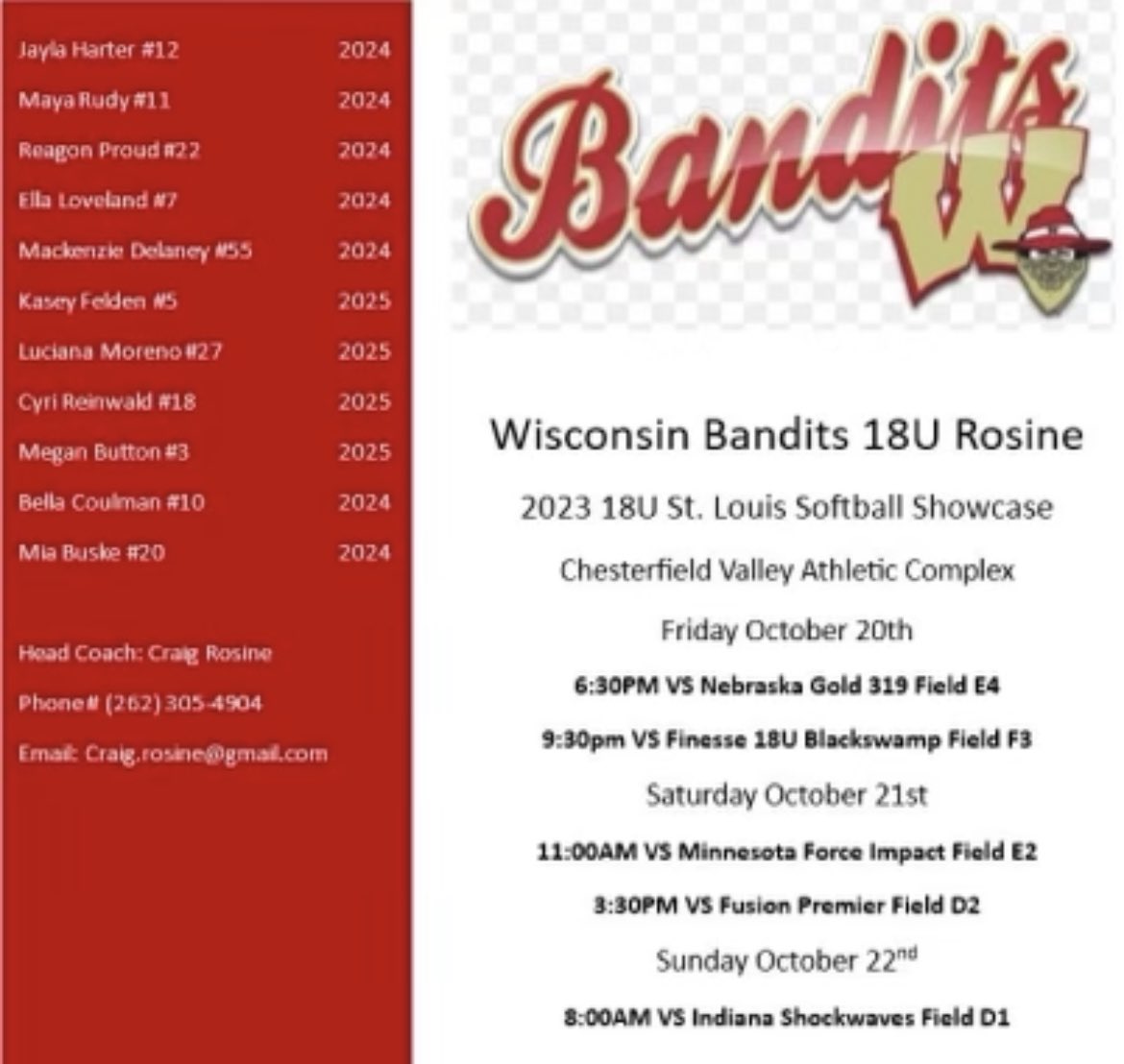 Maya Rudy (@mayarudy3) on Twitter photo Come watch me play this weekend in St. Louis! <a href="/CoachFerrill/">Ron Ferrill</a> <a href="/coachferrell15/">Ben Ferrell</a> <a href="/BenUSoftball/">Benedictine Softball</a> <a href="/foley_kiki/">Coach Kierstyn Foley</a> Come watch me play this weekend in St. Louis! <a href="/CoachFerrill/">Ron Ferrill</a> <a href="/coachferrell15/">Ben Ferrell</a> <a href="/BenUSoftball/">Benedictine Softball</a> <a href="/foley_kiki/">Coach Kierstyn Foley</a>
