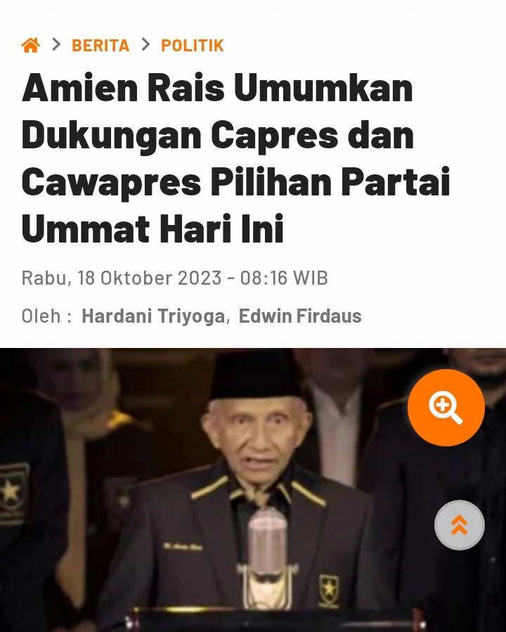 Capres cawapres partai UMMAT akan diumumkan hari ini 

🤣🤣🤣🤣