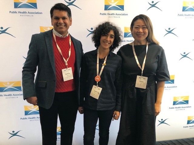 UNSW CPHCE (@cphce_unsw) on Twitter photo CPHCE team <a href="/ChrisStanden88/">Christopher Standen</a> <a href="/jeeny_k/">Jinhee Kim</a> @EstherAlloun presented at Australian Public Health Conference 2023 in Hobart <a href="/_PHAA_/">publichealthaus.bsky.social</a> @EstherAlloun's presentation has been selected as an award finalist in the category of #Advocay&Leadership <a href="/UNSWMedicine/">UNSW Medicine & Health</a> CPHCE team <a href="/ChrisStanden88/">Christopher Standen</a> <a href="/jeeny_k/">Jinhee Kim</a> @EstherAlloun presented at Australian Public Health Conference 2023 in Hobart <a href="/_PHAA_/">publichealthaus.bsky.social</a> @EstherAlloun's presentation has been selected as an award finalist in the category of #Advocay&Leadership <a href="/UNSWMedicine/">UNSW Medicine & Health</a>
