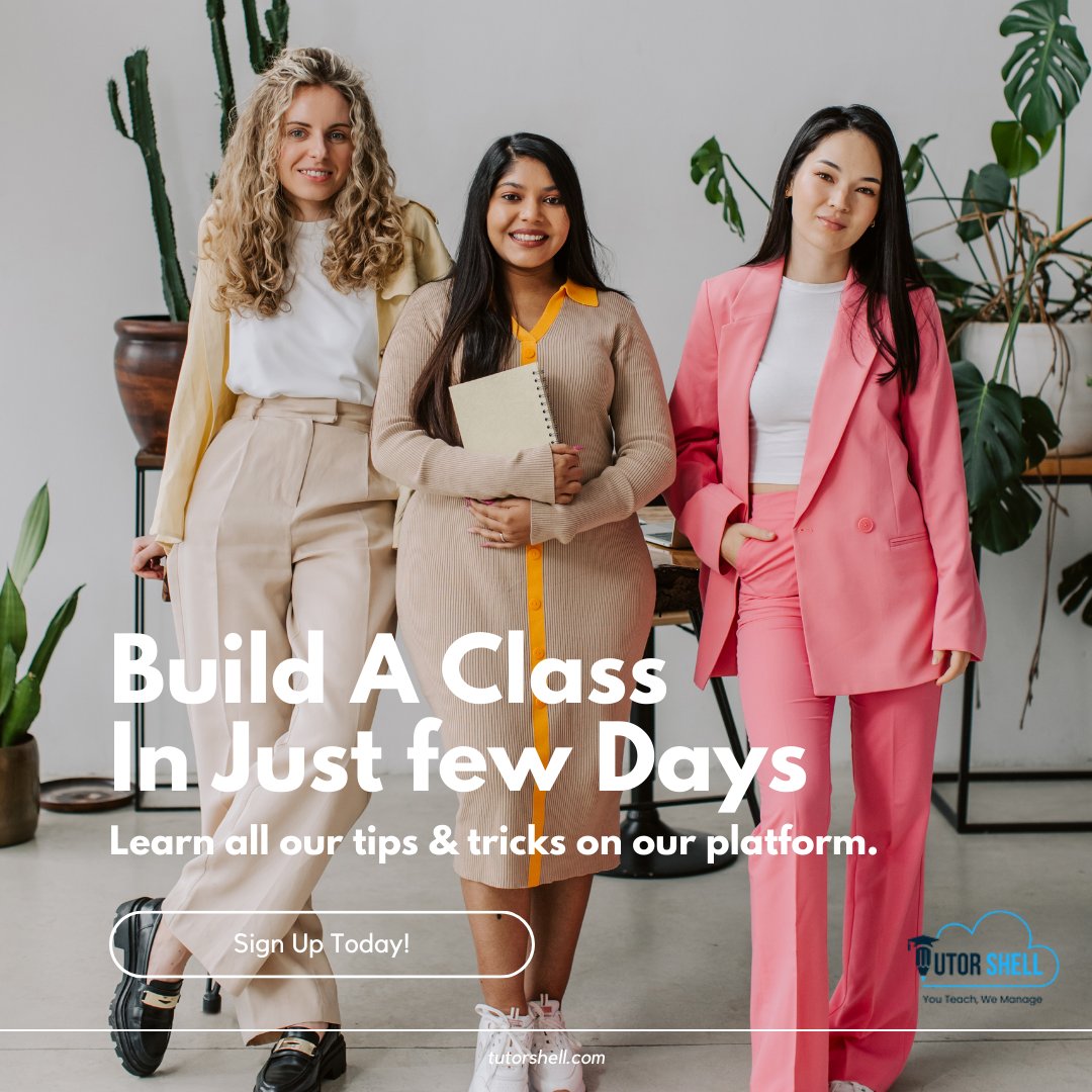 tutorshell's tweet image. ๐๐ Just in a matter of days, we've crafted a class that's ready to spark your learning journey! Join us for a fast-track education experience that's as efficient as it is effective. Knowledge waits for no one, and neither do our classes. Get started now! ๐ก#FastTrackLearning