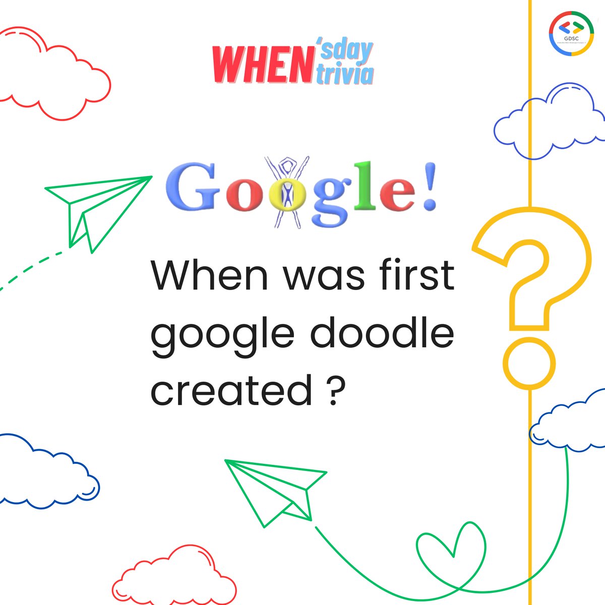 ambedkargdsc's tweet photo. Weekly When's Day Trivia is here!🥳🧐🏆

Give your answer, and we will repost it.🫡 https://t.co/tMaq8jHJr8
