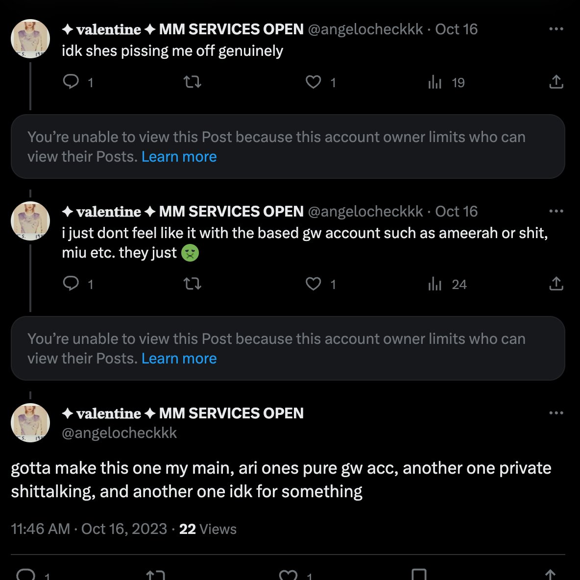 V ♡ dmts tweet media