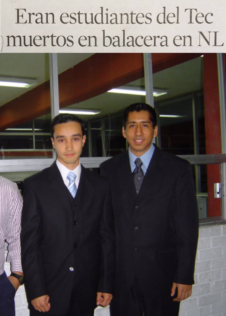 ¡Sentencia histórica! 

Después de 13 años de lucha, hoy las familias de Jorge Mercado y Javier Arredondo, los 2 estudiantes del Tec de Monterrey que fueron asesinados, dieron a conocer que se dictó sentencia condenatoria en contra de los 5 militares implicados en el crimen.