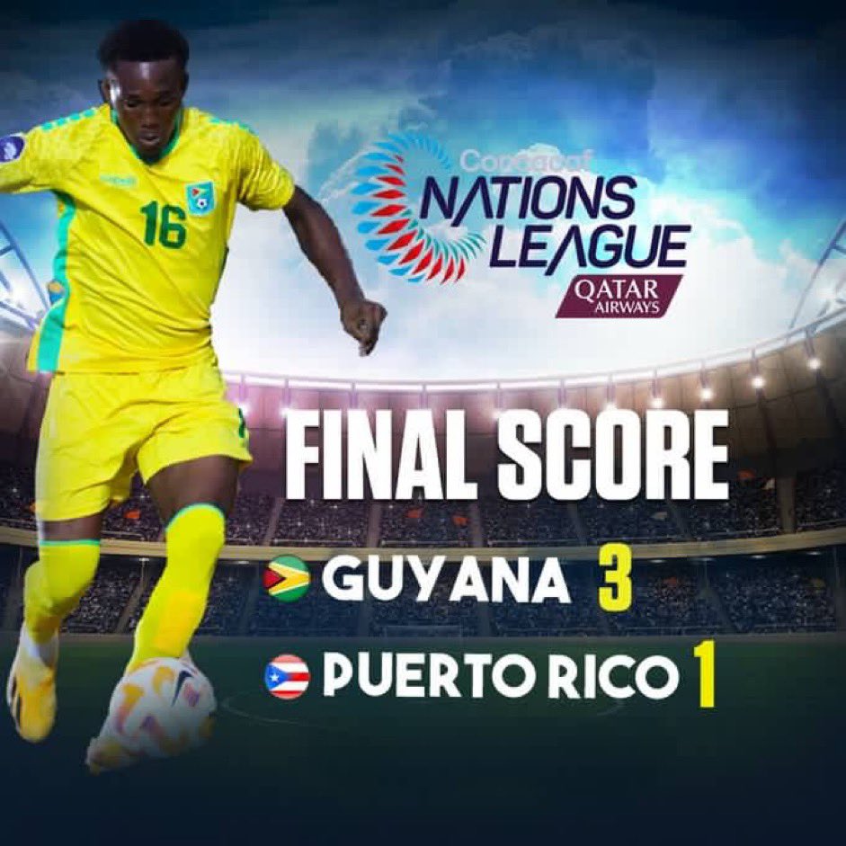 RiedohBerdien's tweet photo. Fantastic Physical Performance again from this group of players @OfficialGFFInc 
2 Matches in 3 Days - 6 Points Top of the Table against a tough @FPFPuertoRico Team

#PeriodizationFitnessTraining 
#TacticalConditioning
#FIFAWindows
#NationalTeam🇬🇾 https://t.co/4l77nVxoQH