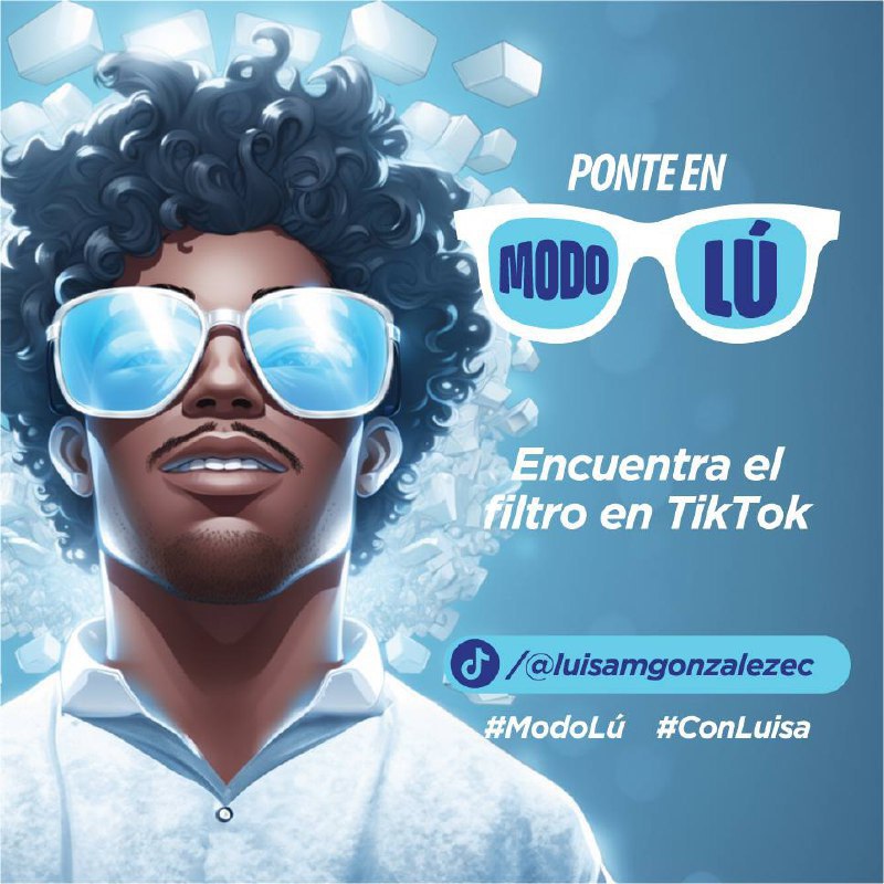 DavidBandaP's tweet image. 𝟰. 𝗠𝗼𝗱𝗼 𝗟𝘂́, en un giro de timón y como una forma de ganar la atención del nicho joven, se puso en marcha el #ModoLú que consistía en filtros en #TikTok, gafas azules, y varios líderes en el mood trataron de &quot;pegar&quot; en redes, sin embargo, no tuvo el impacto deseado.