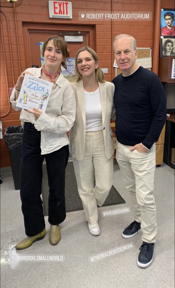 TheSeehornFP's tweet photo. Rhea, Bob and Erin at the Robert Frost auditorium tonight for the #zilot book tour ♥️♥️ #livetalksLA 
Pic: Cheryl Lew on IG https://t.co/uHfN3sgb6a
