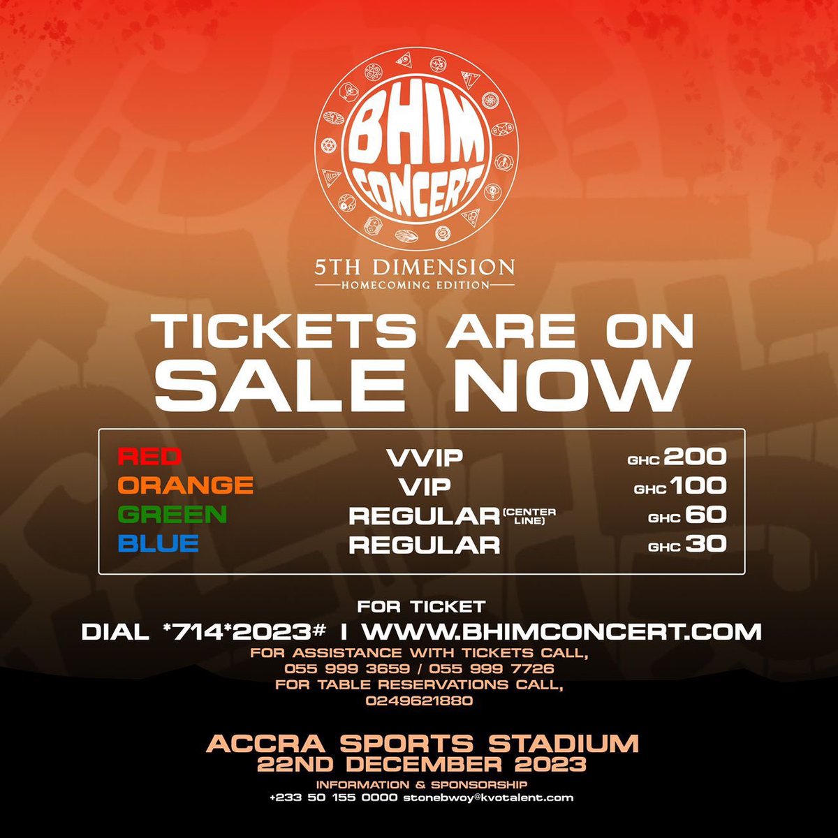 AccraGuyy's tweet photo. || STONEBWOY || BHIM CONCERT || 5TH DIMENSION HOMECOMING EDITION ||🔥🇬🇭

🗓️ 22-12-23
📍 ACCRA SPORTS STADIUM
⏰ 6PM 
🎫 https://t.co/LpYVzMtuWp

#Bhimconcert23 #5thDimensionWorldTour https://t.co/HOxO9vjFuH