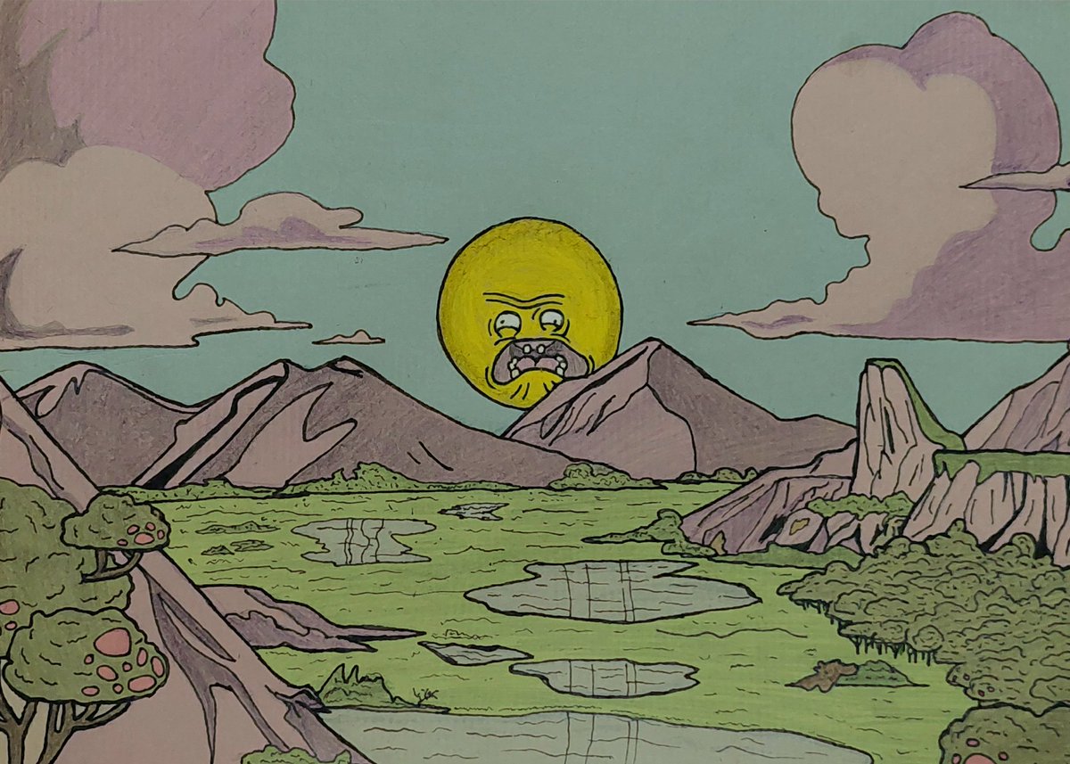 Rowbini's tweet photo. Inktober 23 day 13: Rise
@inktober @inktober_2023
@adultswim @rickandmorty #sunrise #rickandmorty #screamingsun #inktober #inktoberday13 #inktober2023 #adultswim #sketchbook #pendrawing #pencildrawing #inkdrawing #practicedrawing #art #myart #myartwork #coolart #makearteveryday https://t.co/A0QJ7oxsvT