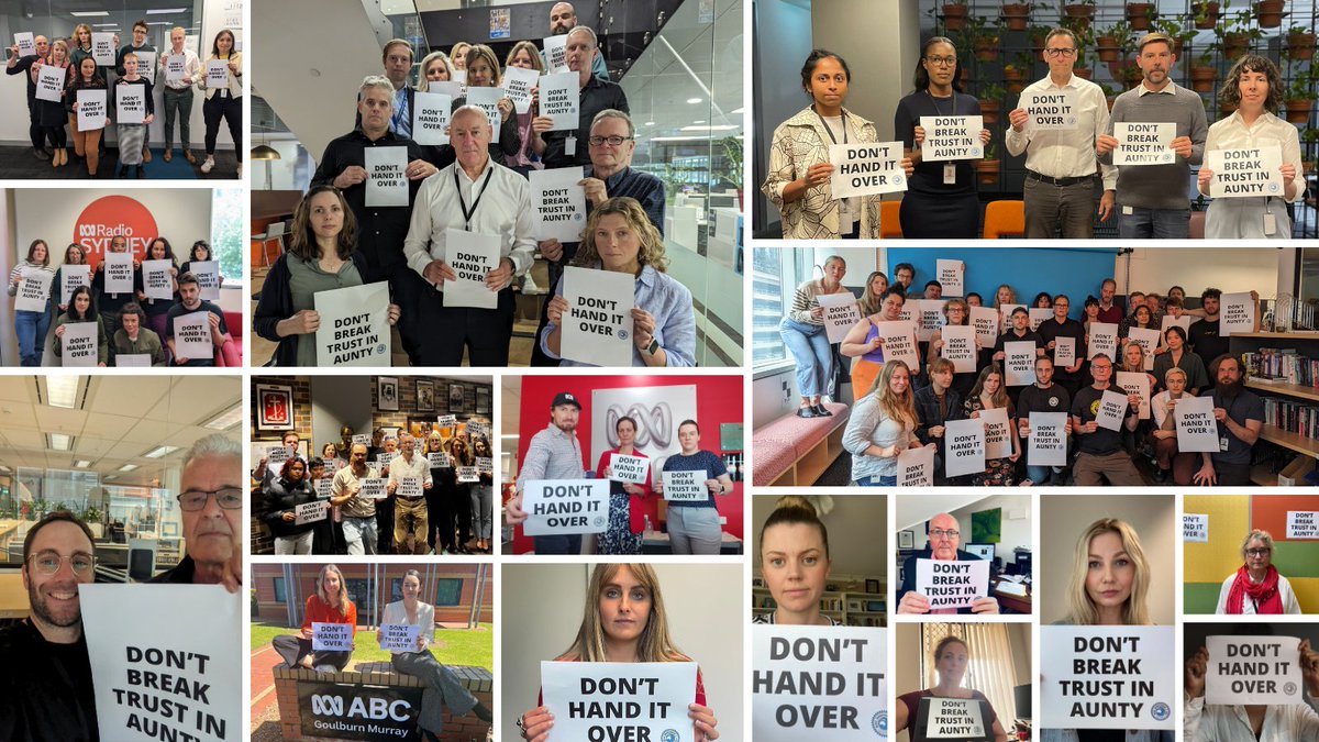ABC journalists across the country are urging ABC management not to hand over footage from the @4corners report on climate protests to the WA Police which would be a breach of the MEAA Code of Ethics and would devalue the public's trust in the ABC. #PressFreedom #MEAAmedia