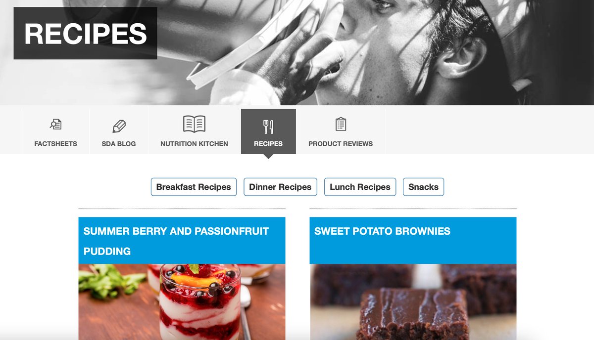 SportsDietAust's tweet image. Our favourite 5 SDA recipes to #TryFor5 this #NationalNutritionWeek - bit.ly/2Wbw2O3
@NutritionAust 

- Veggie Omelette Fritters
- Sweet Potato and Lentil Burgers
- Ricotta Gnocchi with Zesty Greens 
- Edamame Guacamole Toast Topper
- Carrot Cake Muffins

#EveryVegCounts