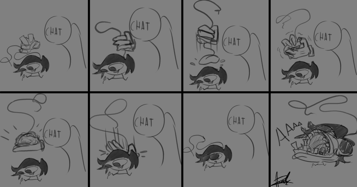 AzDarche's tweet photo. Dibuje un comic con una idea que tuve con mi compa el @catccoonSFW115 del cerebro del frot siendo arrugado #LecheroMedina https://t.co/apgCFw5ZWZ