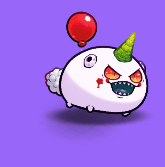 Pennywise is ready to scare kids this Halloween 👻🎈#AxieSpooktoberfest