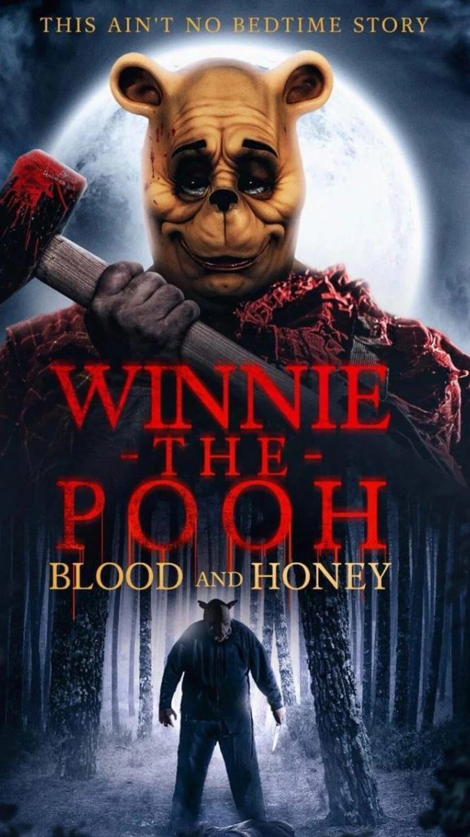 Mala ⭐️ Winnie the Pooh y Piglet se han vuelto salvajes y quieren sangre humana. Los antes entrañables amigos aterrorizan a Christopher Robin y un grupo de jóvenes en una casa aislada. #terror #film #horror