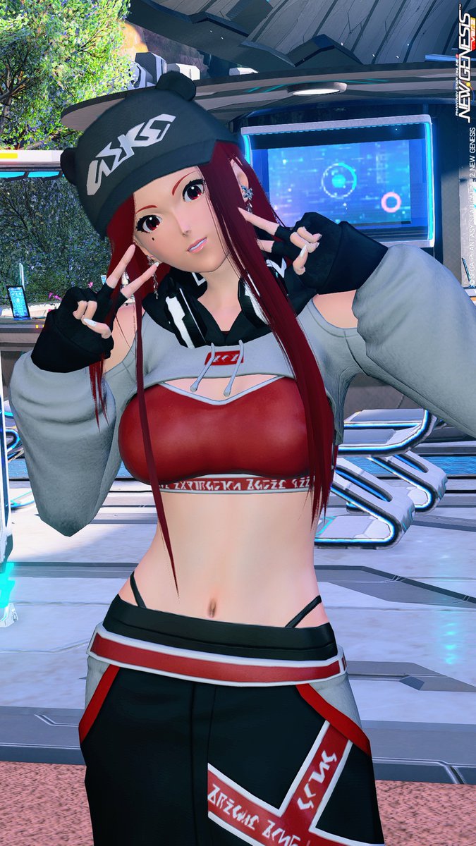 SygnthPSO2's tweet image. この髪型と帽子の組み合わせが個人的にポイント高い。あとはウエストの細さをちょうど良く決めるのがなかなか…

#PSO2_NGS #PSO2NGS_SS  #メンテの日なのでssを貼る