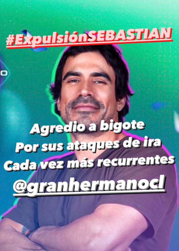 Swerguson's tweet photo. La única forma q la producción tome medidas es que nosotros exijamos una explicación, todos a usar #ExpulsiónSebastian !!! Protejamos a Bigote!!! #thelulosShow #LaResisteciaLulo #GranConstanza https://t.co/F953rHp2g9