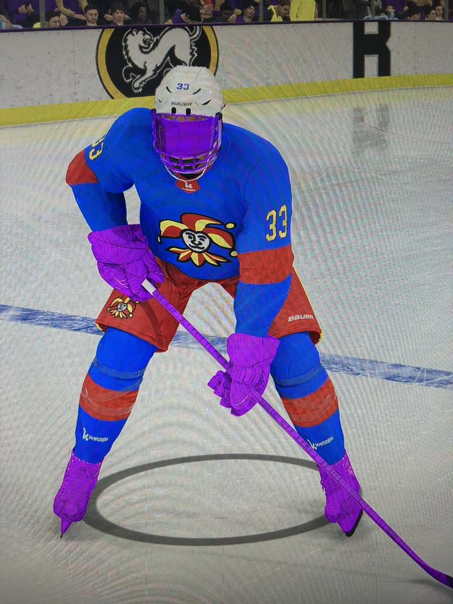 Sad news to be announced. 

<a href="/EASPORTSNHL/">EA SPORTS NHL</a> fucked our club and won’t let us use custom jerseys. 

So we will be using a new look going into the tournament.