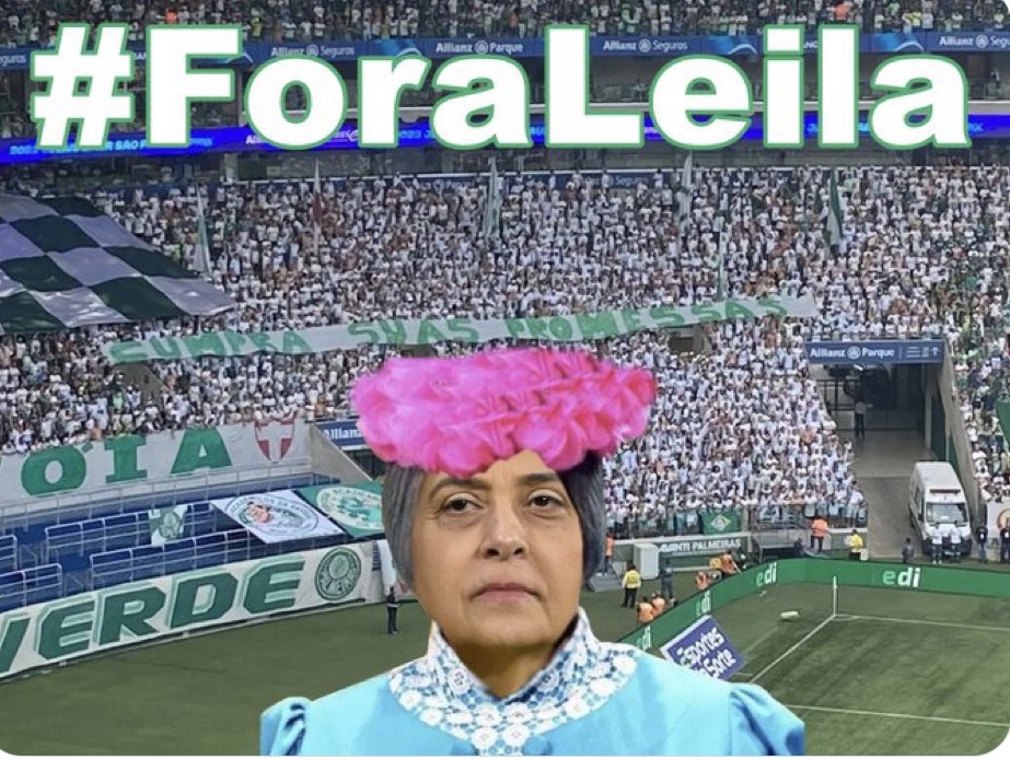 fabinholuiz79's tweet photo. @Palmeiras #ForaMentirosa
#ForaLeila
#ImpeachmentLeilaSafada https://t.co/QPR8PNoKtz