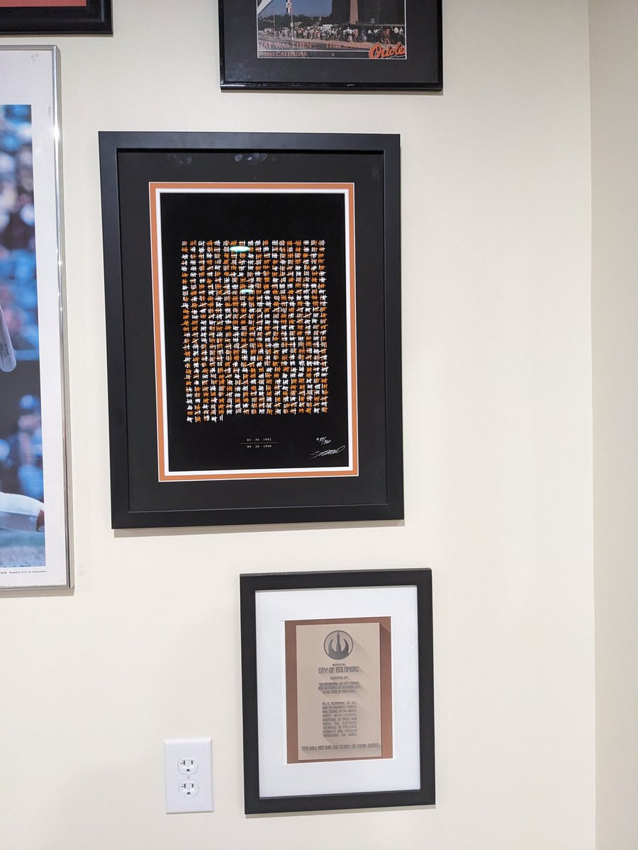 KtownLapo's tweet photo. @PootPoot You are in my Orioles wall. Memorial Stadium 🏟️ Iron Man, and Vince https://t.co/cTGxFusqyW
