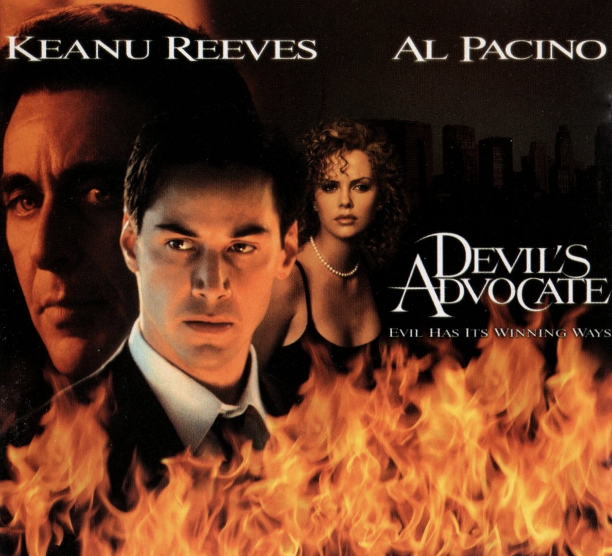 “The Devil's Advocate” was theatrically released 26 years ago today.
#TheDevilsAdvocate #DevilsAdvocate25 #KeanuReeves #AlPacino #CharlizeTheron #CraigTNelson #JudithIvey #TamaraTunie #MonicaKeena #HeatherMatarazzo #JeffreyJones #DonKing #JamesNewtonHoward #TaylorHackford #WB100