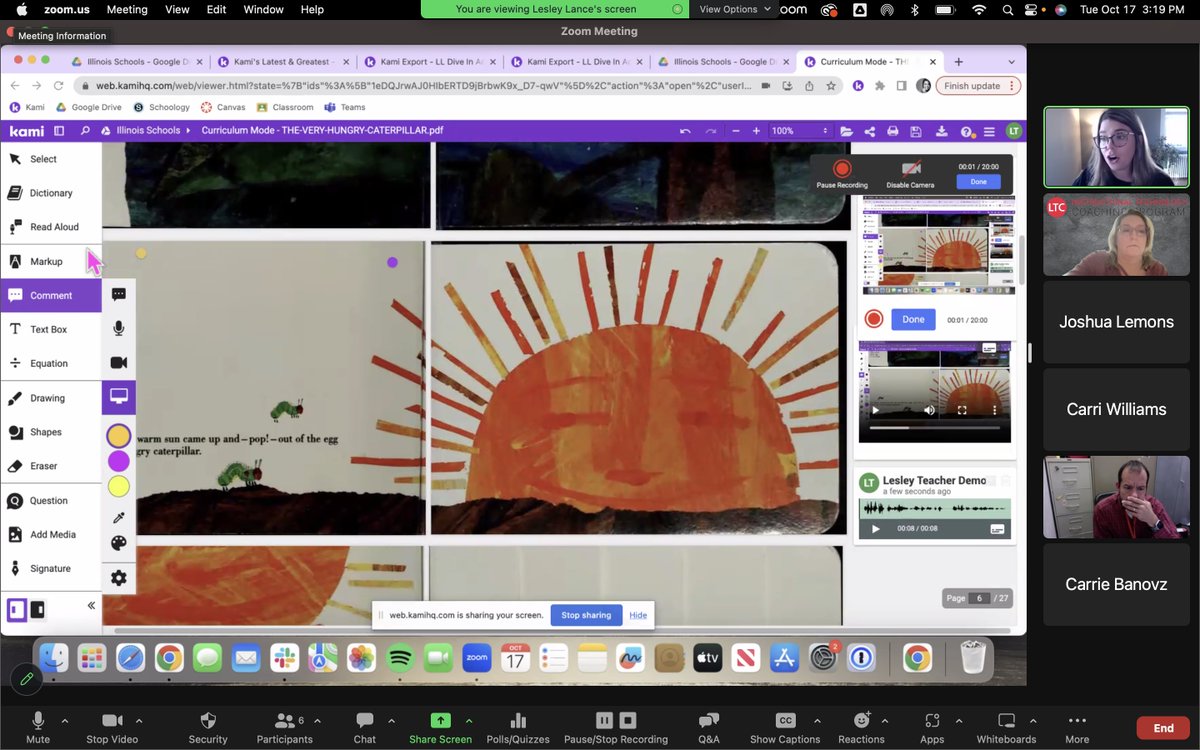 Stacie Tefft, M.Ed (@stacietefft) on Twitter photo Shout out to
<a href="/KamiApp/">Kami</a>
's Lesley Jefferies for an awesome virtual PD on Kami Tips & Tricks for Carterville, Herrin, & Johnston City teachers. Just when I thought I knew all things Kami, there were "but wait...there's more moments."
<a href="/EdTechAussie/">Andy Hogan</a>
even popped in.
<a href="/ltcillinois/">Learning Technology Center (LTC)</a> Shout out to
<a href="/KamiApp/">Kami</a>
's Lesley Jefferies for an awesome virtual PD on Kami Tips & Tricks for Carterville, Herrin, & Johnston City teachers. Just when I thought I knew all things Kami, there were "but wait...there's more moments."
<a href="/EdTechAussie/">Andy Hogan</a>
even popped in.
<a href="/ltcillinois/">Learning Technology Center (LTC)</a>