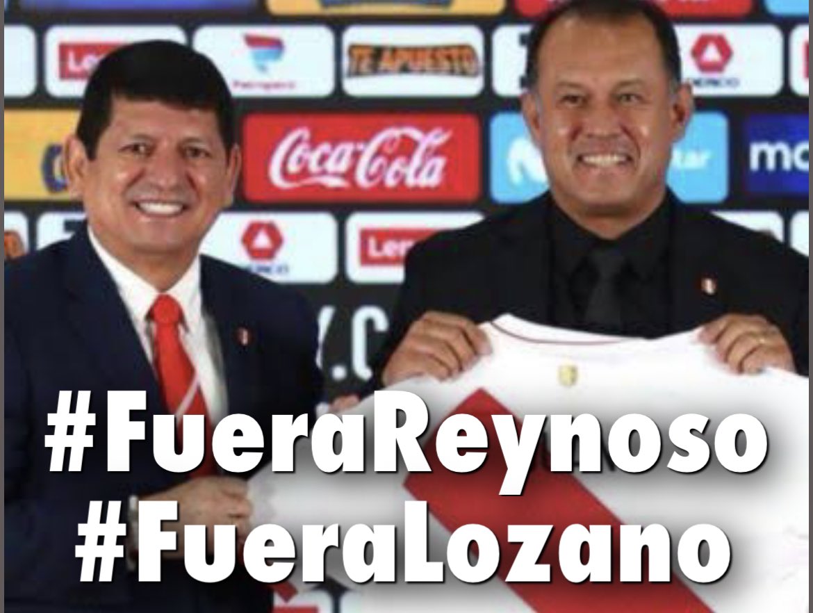 Indignados_P's tweet photo. ¿Juan Reynoso debe dejar la selección?
               NO.                     SI. 
            RT 🔁.               FAV ❤️.
#FueraReynoso #FueraLozano https://t.co/Wg2wj8KvVF