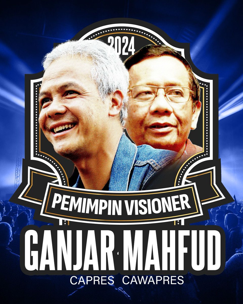 Gue ga pernah  SETERHARU ini merespon pengumuman Cawapres 

Gue benar2 mengikuti perjuangan pak Ganjar dari mulai di digembosi oleh kawan partai sendiri, partai2 besar bahkan sikap abu2 dari kawan sendiri

Gue percaya, ORANG BAIK dan ORANG JUJUR ini harus DIPERJUANGKAN

Apa gue