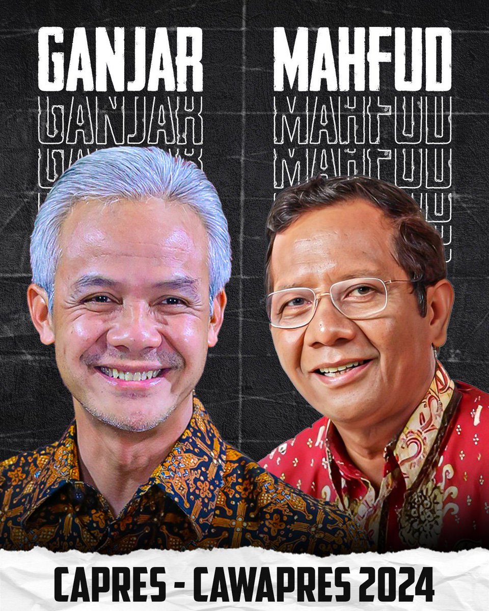 Ganjar Mahfud sama2 musuh koruptor, insyaAllah pemimpin yang bertanggungjawab thd amanah rakyat❤️🔥