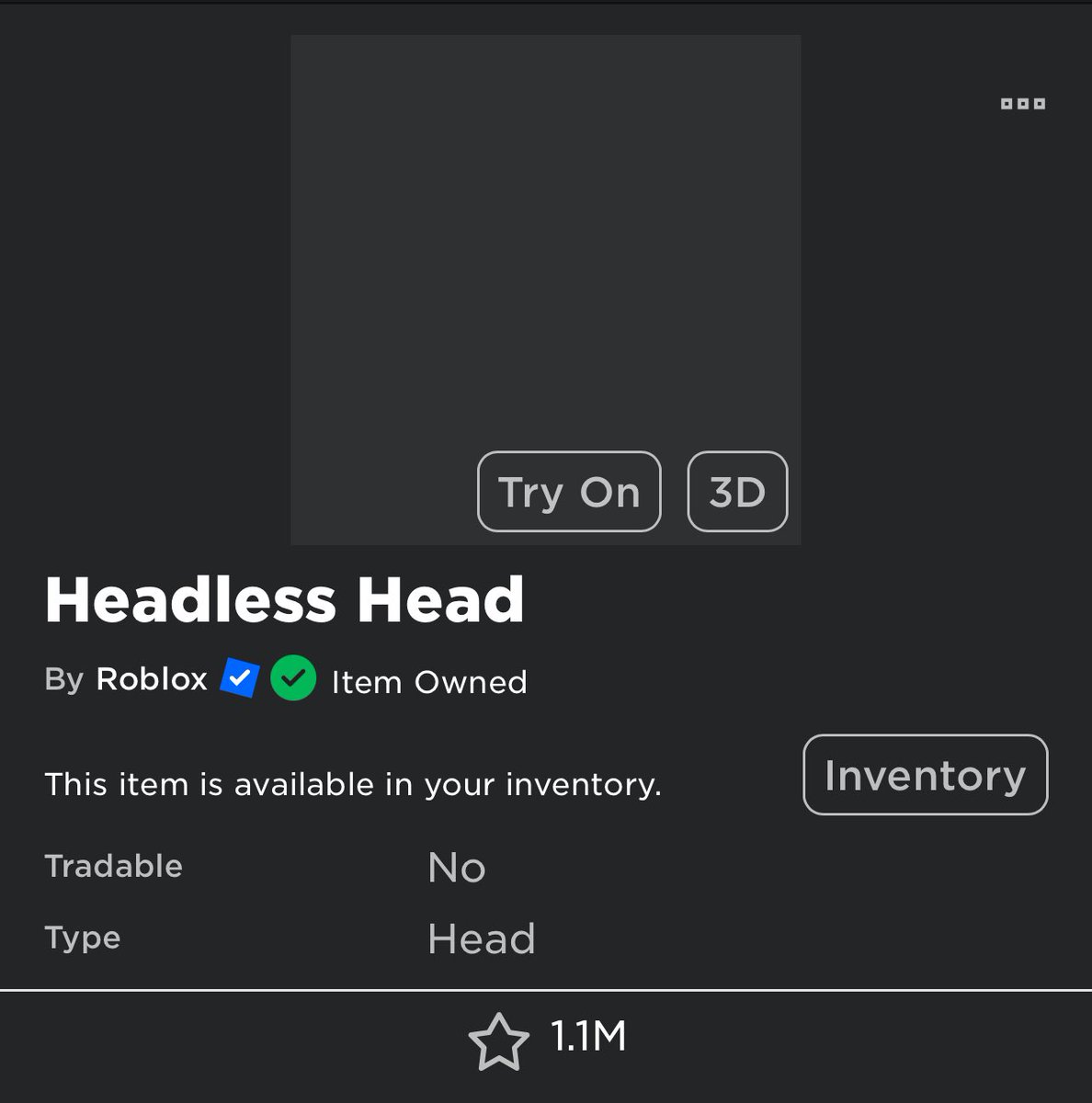 BLOXYRTC's tweet image. 🔔 Roblox uploaded a brand new headless head 🔔

New headless head - roblox.com/catalog/150930…

Old headless head - roblox.com/catalog/134082…