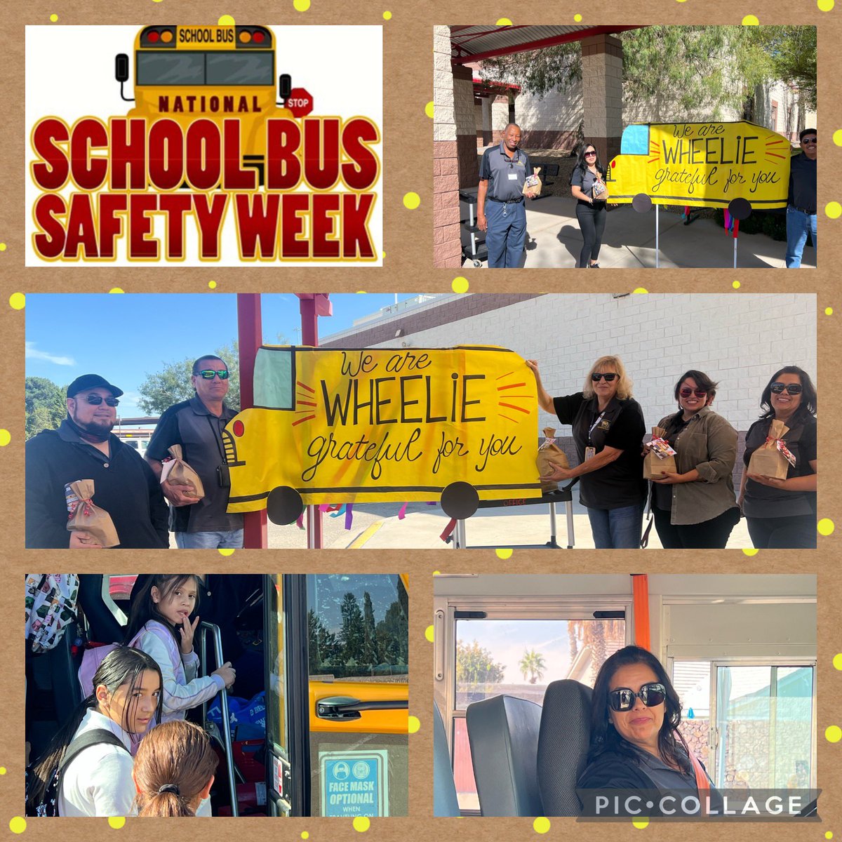 Thank you for the pride and love you show as you transport our scholars to and from Dalmatian Nation. #StriveForExcellence #NationalSchoolBusSafetyWeek
