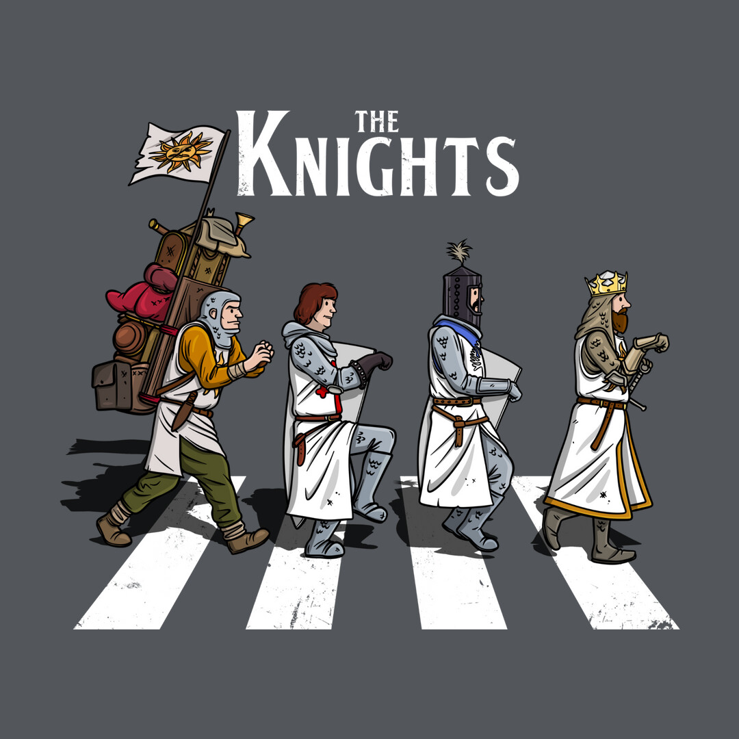 teefury's tweet photo. THE DAILY | “The Knights” by #drbutler starts at just $13 today only at #TeeFury! ⚡
https://t.co/btqQ2AWdlb

tshirts #graphictee #teeoftheday #tees #tshirtoftheday #teeshirts #montypython #movies #comedy #thebeatles #music #crosswalk https://t.co/qqZE9yrSRW