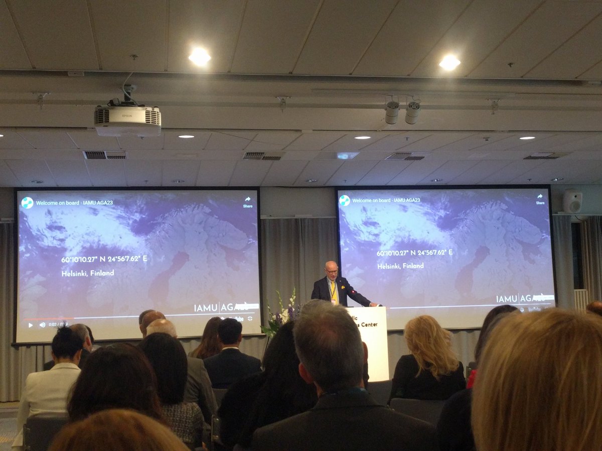 Jfonom's tweet photo. #IAMU #AGA23 just started in Helsinki! We'll discuss the quality of the education of global maritime professionals https://t.co/7zALjyW6gW
