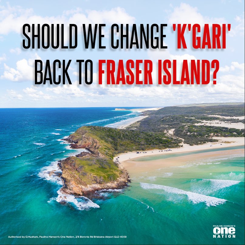 OneNationAus's tweet photo. We think so! Do you agree?

#FraserIsland #KGari https://t.co/173Fr9yhzk