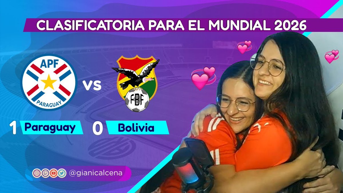 gianicalcena's tweet photo. 🇵🇾✨ La #albirroja nos hace sentir tantas emociones, vamos! a seguir mejorando!!!
Ya esta nuestro video reacción en el canal 😊👌🏻@karicalcena

https://t.co/6dtByOW4G7

#Paraguay #bolivia #eliminatorias #Eliminatorias2026 #Mundial2026 #NewVideo #paraguayvsbolivia #reaccion https://t.co/JkOujlNpKm