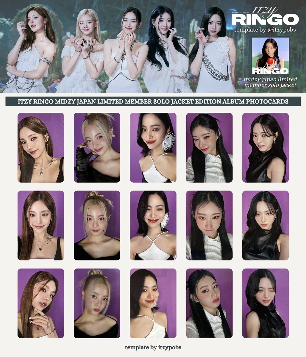 🍎 ITZY RINGO pobs / poca / pcs 있지 RINGO 포카 templates template