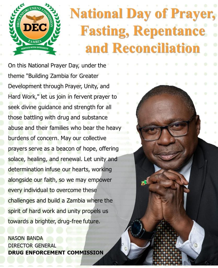 DECZambia's tweet photo. #NationalPrayerDay #Zambia #unity #HopeAndRecovery #UnityInPrayer #zambiafordevelopment https://t.co/sI6iAFNJSG