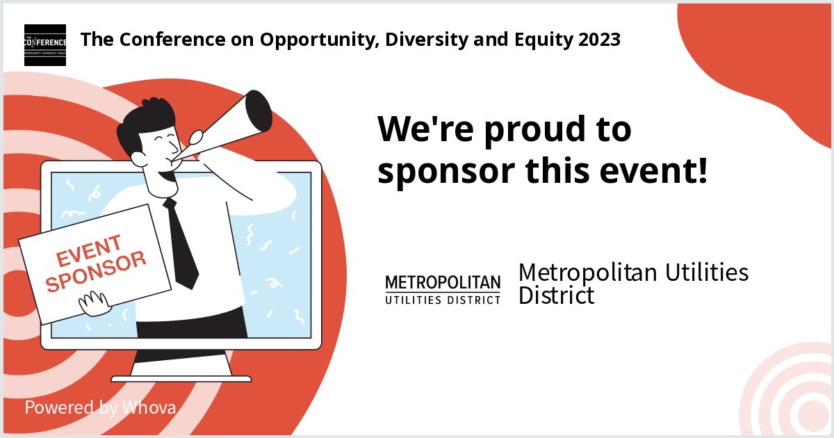UreadeB's tweet photo. We’re proud to sponsor The Conference on Opportunity, Diversity and Equity 2023. #TheConferenceOMA @OmahaChamber - via #Whova event app https://t.co/nmkRdskZty