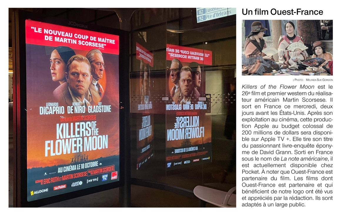 CyrilPetit's tweet photo. Ouest-France est partenaire de "Killers of the Flower Moon", le 27e long-métrage de Martin Scorsese. 

https://t.co/gei9WCFwDc https://t.co/Pc08Z43Y9m