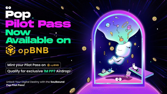 NguyenMinh19289's tweet photo. 💥Góc #Airdrops 

Update thêm 1 số kèo cho ae về #POPSocial con hàng đang bán IDO trên #Bybit ngày 24/10 với giá 0,1 USDT/PPT

Mint Pilot Pass NFT săn Air Pop Social ăn chia 1M token $PPT

 - Link mint NFT Pop Pilot Pass mạng opbnb fee rẻ bèo : https://t.co/VL7z2DhbO4

- Link Bridge bnb sang opbnb cho ae chưa có : https://t.co/RfT1GeiLh0

- Truy cập: https://t.co/w5zCONKy1o
Đây là chương trình Ref của dự án, sử dụng link ref mời bạn bè nhận rương theo rank, rank thấp vẫn có rương

- Tải app Pop Social: Web3 Create & Earn trên Appstore hoặc CH Play. Connect ví hoặc Mail : https://t.co/WSJnz2tUFy

✅Nhập mã mời để được nhận thưởng: uq2612
✅Làm nhiệm vụ hằng ngày kiếm token $PPT

Pop Pilot Pass Utility (tiện ích khi sở hữuNFT)
1. Truy cập sớm
2. Bằng chứng về quyền công dân của CyberCity
3. Quyền truy cập sớm và nhận miễn phí các vật phẩm độc quyền
4. Xổ số Pop Pioneer NFT WL (Bộ sưu tập NFT cao cấp miễn phí 3k.u)