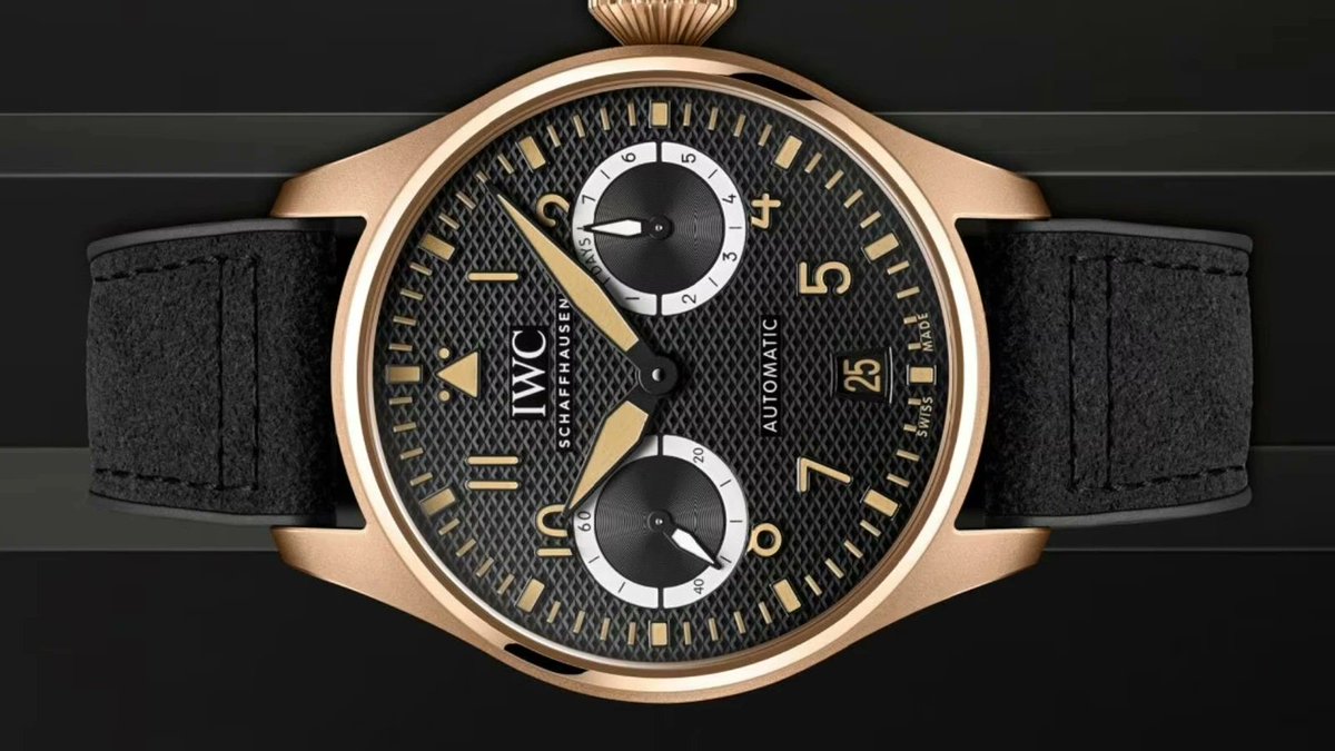 Autocosmos's tweet photo. La línea de relojes #BigPilot 😍 de la manufactura suiza International Watch Company, es ya famosa por su emblemático diseño y es por ello que ese modelo se eligió para rendirle un tributo a la famosa 𝗖𝗹𝗮𝘀𝗲 𝗚 de #MercedesBenz 👌🏻👉https://t.co/ce7GeIRvn0 https://t.co/sNxuJtoRUL