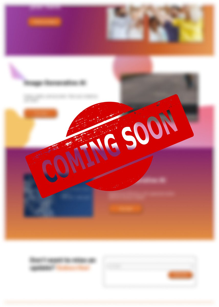 SmartAI_Tech's tweet image. COMING SOON!!! Our new AI technology will enable you to create your own image and text based on your preferences. (AVAILABLE AT 01/01/2024)