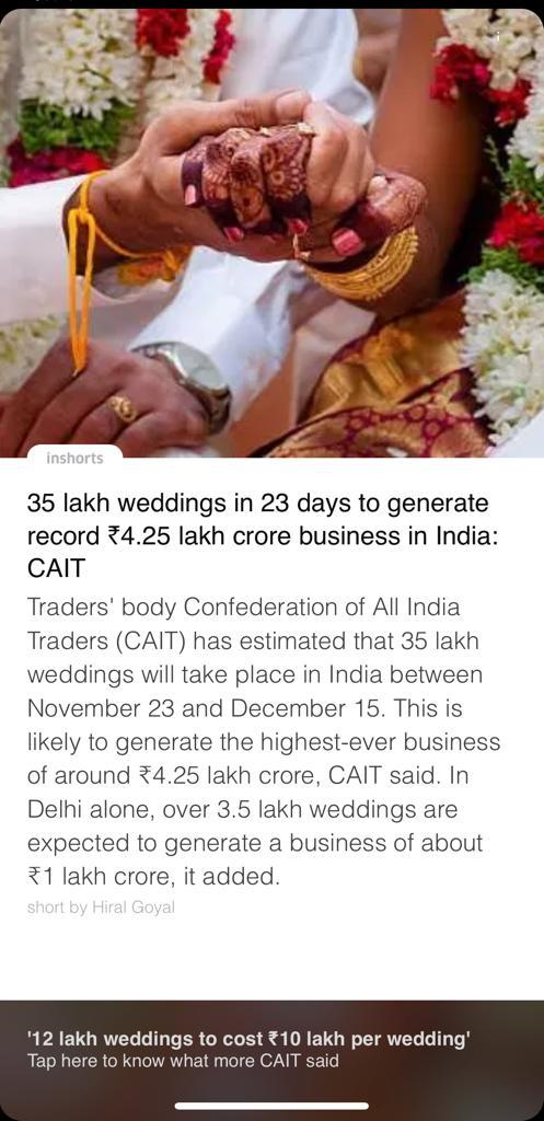 Marriages create business, 498a/DV/CRPC125/HMA creates more business after marriage,it's all business. The more you involve money, the more risky  business will be, so be smart, invest money smartly. If you know what I mean!