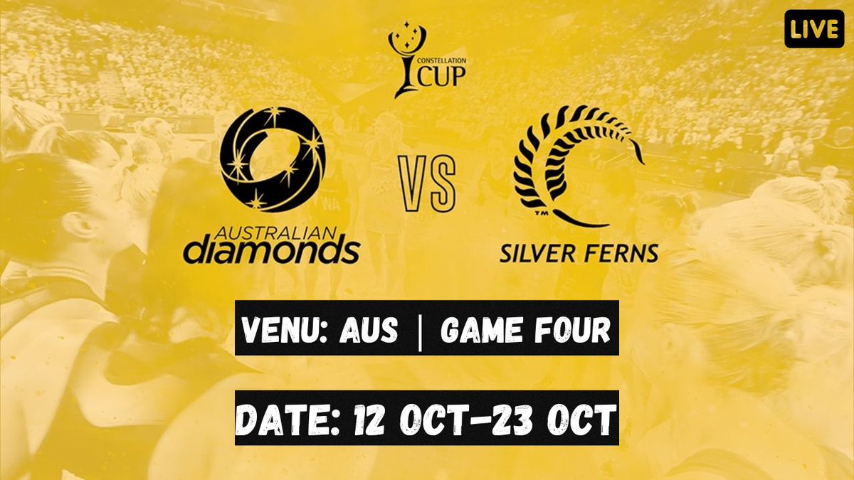 KidsStyleZone's tweet photo. I just published Constellation Cup: Origin Australian Diamonds VS New Zealand Silver Ferns https://t.co/0Z7xg0T3fe 

#netballchaos  #netballaustralia #NetballNewzealand #ConstellationCup #netball #liveNetball #AusVsNZ https://t.co/Hm73za03Uk