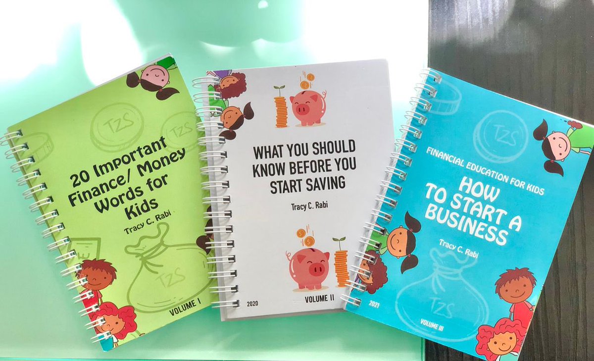 tracyrabi's tweet image. Vitabu vyangu sasa vinapatikana Arusha Book Point !!!!

Hakikisha mwanao wa miaka 6-17 anapata elimu ya Fedha na Biashara mapema!!

#tanzaniayouthentrepreneurshipexperience #youthpreneur #kidpreneur #elimuyafedha #elimuyafedhakwawatoto #elimuyafedhakwavijana #financialliteracy