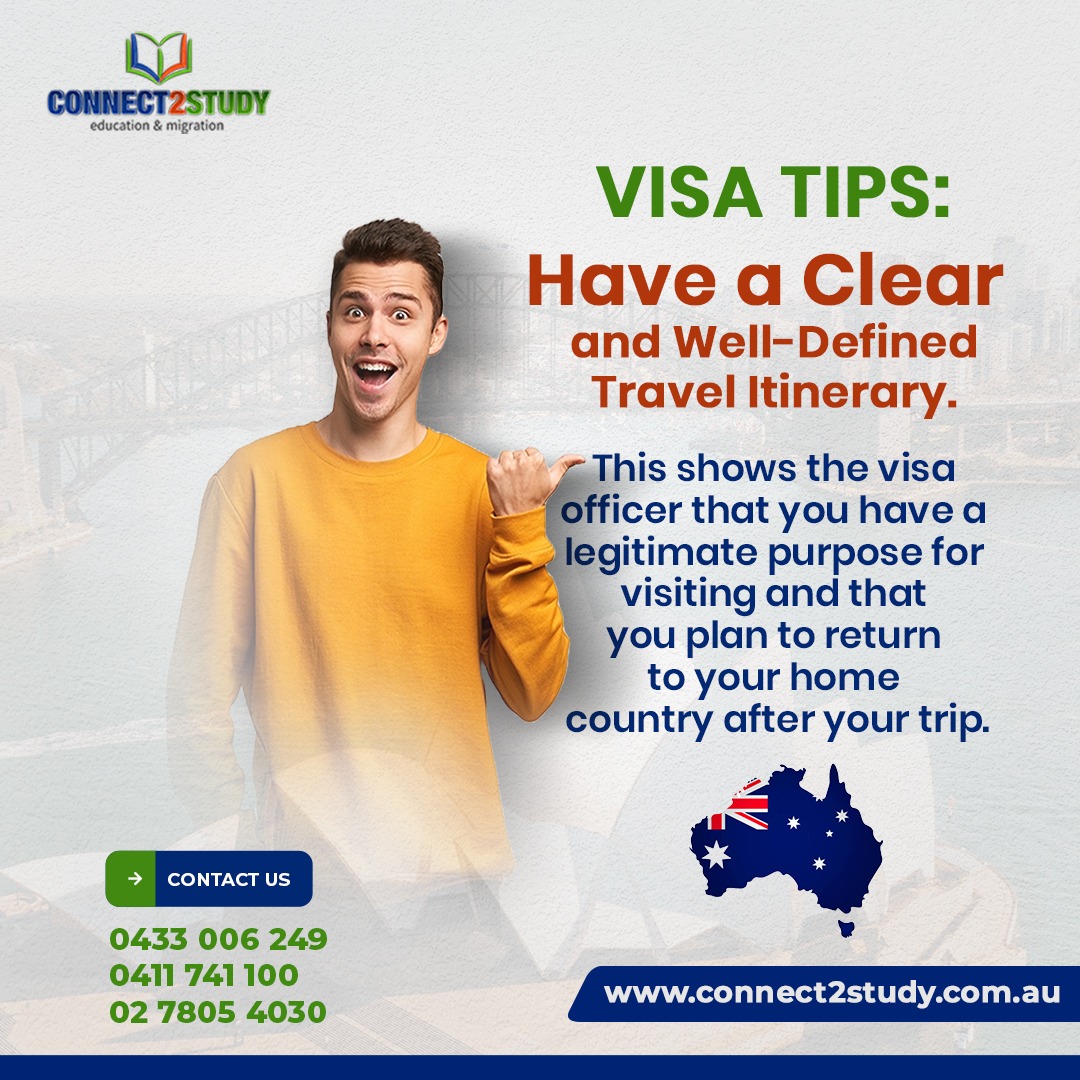 🌍 Visa Tips: Ensure a Smooth Journey 🌟

✈️ Planning to travel abroad? 🌏 Here's a valuable tip for your visa application:

 #VisaTips #TravelPlanning #Itinerary #VisaApplication #TravelPreparation #ReturnPlan #TravelSmart #VisaGuidance #VisaProcess