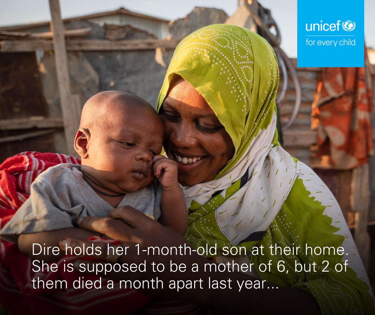 myUNICEF's tweet photo. In 2022, 2️⃣of Dire’s children – aged 2 &amp; 1 – fell ill. First, they had a fever, then a rash. Unfortunately, both children died from measles. ​

Help protect children from preventable diseases 👉​
🌐https://t.co/XxOe2mTRKB​
🛒https://t.co/YIbahdi3hH​

#ForEveryChildHealth https://t.co/j6DNE3MHxk
