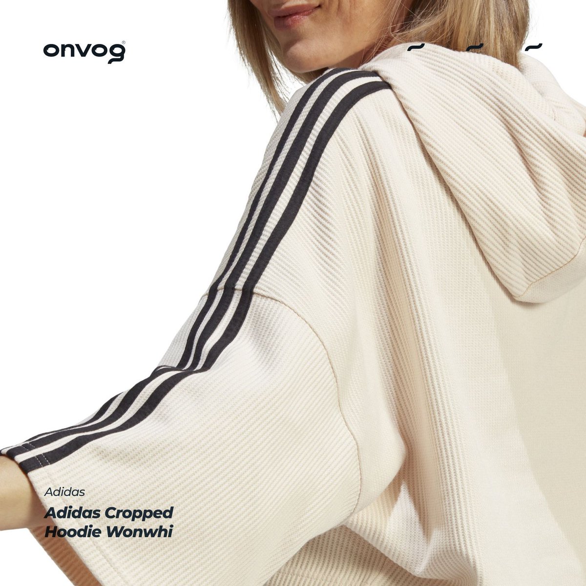 theonvog's tweet photo. Stay cozy and chic with the Adidas Cropped Hoodie in Wonwhi (IC5461)! Get yours now at https://t.co/3MV3tItSkd or visit us at https://t.co/qrBNWTQjaF #ONVOG #Adidas #CroppedHoodie #AthleisureStyle https://t.co/43rJ0Md9dx