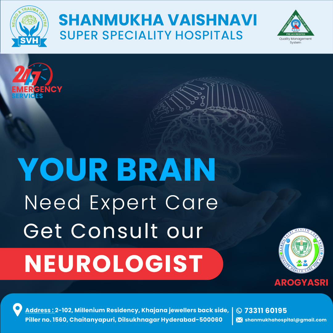 ShanmukhaV88351's tweet image. Your Brain need expert care | Get Consult our Neurologist | Shanmukha Vaishnavi Hospitals
#shanmukhavaishnavihospitals #neurologist #brainproblem 

shanmukhavaishnavihospitals.com