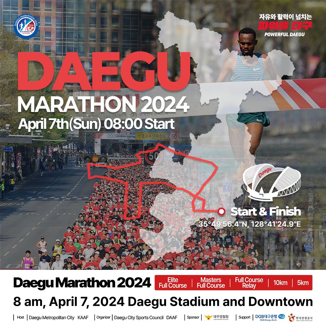 Daegu Marathon tweet media